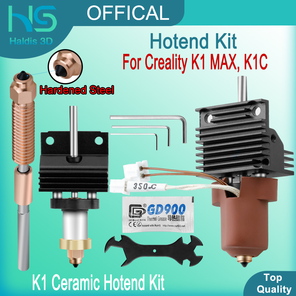 High Flow Ceramic Hotend - Creality K1C/K1 Max 퀵 스왑 원피스