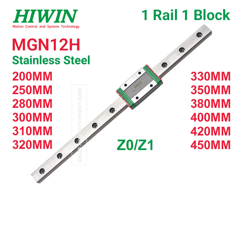 Linear Rail Mgn12H Set - HIWIN 선형 레일 250 280, MGN12H