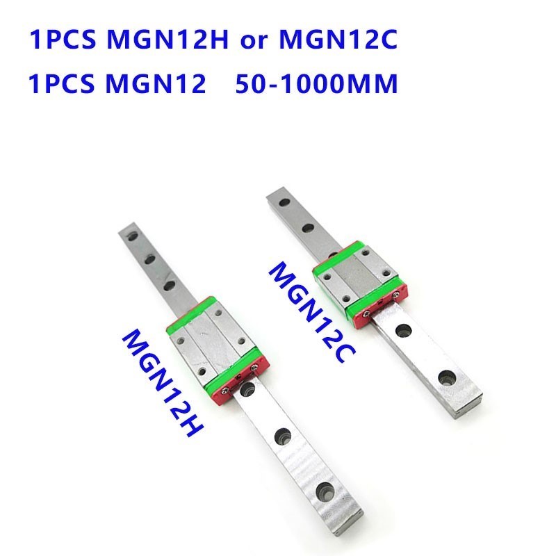 Linear Rail Mgn12H Set - 12mm 선형 가이드 MGN12 레일 100