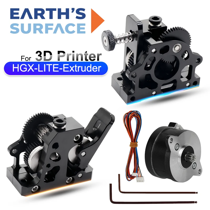 Direct Drive Dual Gear Extruder High Speed - HGX LITE 듀얼 기어 하드 스틸