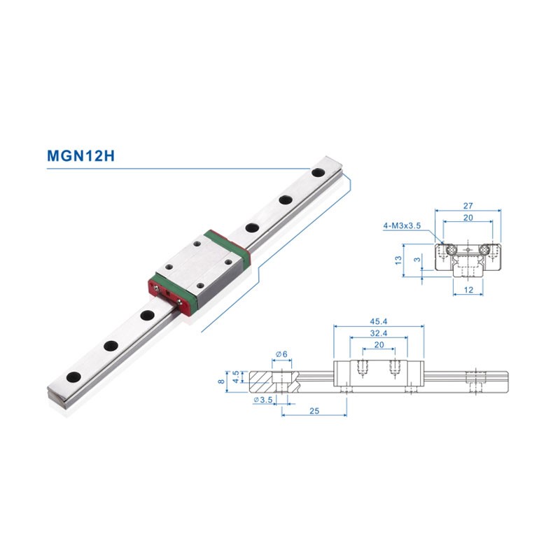 12mm 선형 가이드 MGN12 레일 100 150 2 - Linear Rail Mgn12H Set 리뷰 및 가격