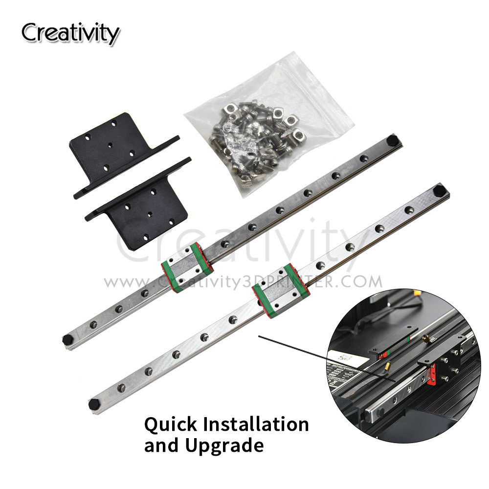 Ender3/V2/ Pro 업그레이드 Y 축 듀얼 선형 - Linear Rail Mgn12H Set 리뷰 및 가격